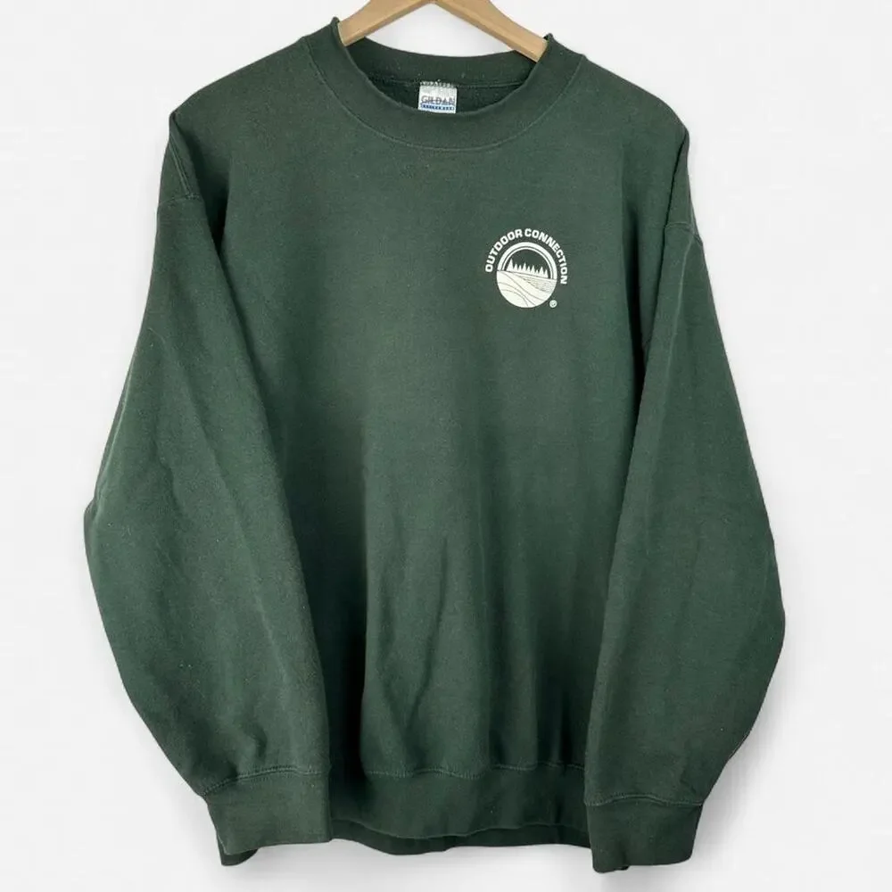 Outdoor connection graphic sweatshirt green Size L